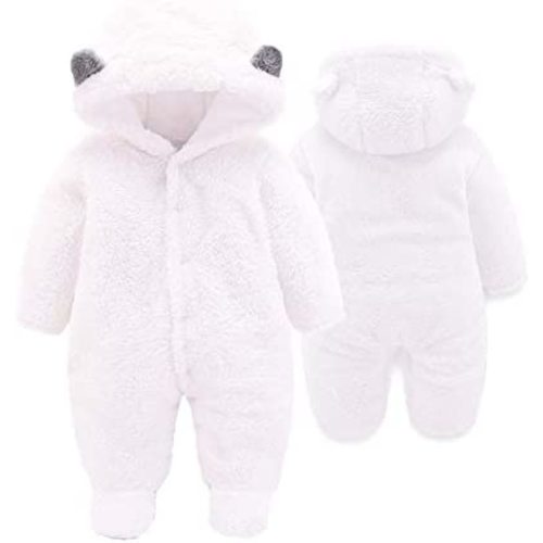 XMWEALTHY Unisex Baby Clothes Winter Coats Cute Newborn Infant Jumpsuit Snowsuit Bodysuits Registry for Baby Essentials Stuff