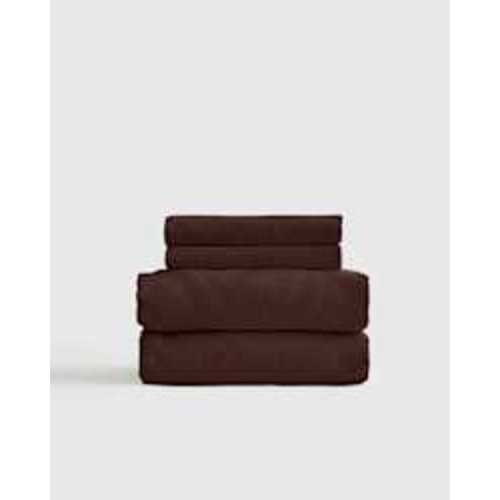 Organic Brushed Cotton Sheet Set in Espresso