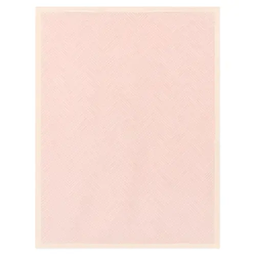 Harborview Herringbone Ballet Pink Mini Blanket
