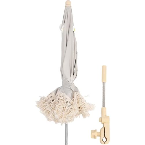 Protection Sun Shade for Stroller, Universal Baby Parasol Sunshade Blocking Adjustable Angle for Trolley Bike Wheelchair Beach Chair (Chrysanthemum Umbrella)