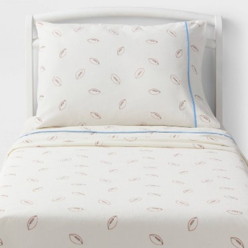 Toddler Football Kids' Cotton Sheet Set - Pillowfort™
