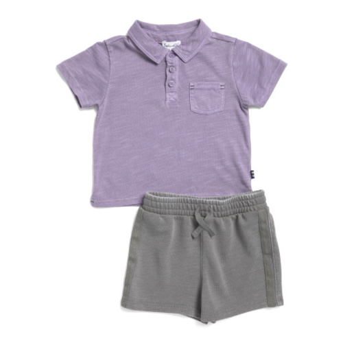 Infant Boys 2pc Polo And Shorts Set | Baby Boys (0-24m) | Marshalls