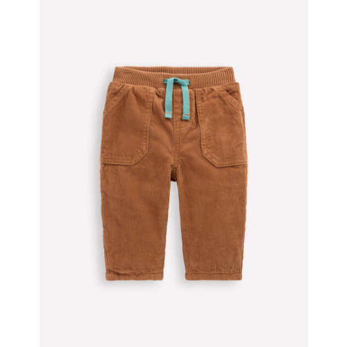 Cosy Lined Pants-Tan | Boden USA