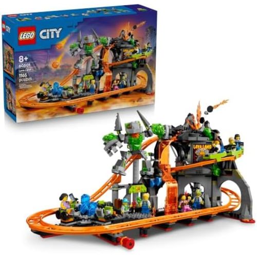 LEGO City Lava Land Roller Coaster Park 60501