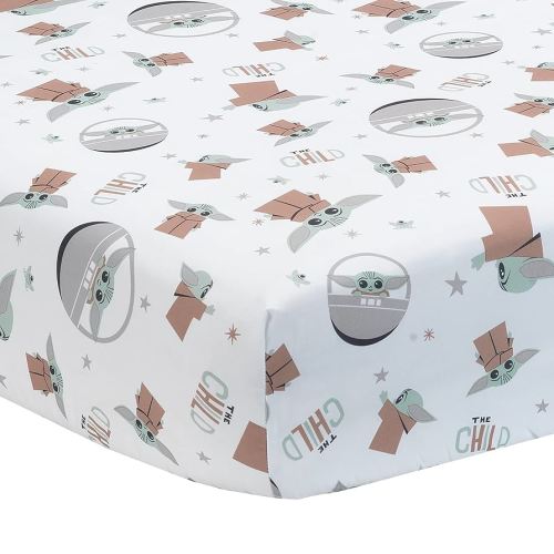 Lambs & Ivy Star Wars Mandalorian The Child/Baby Yoda/Grogu Fitted Crib Sheet