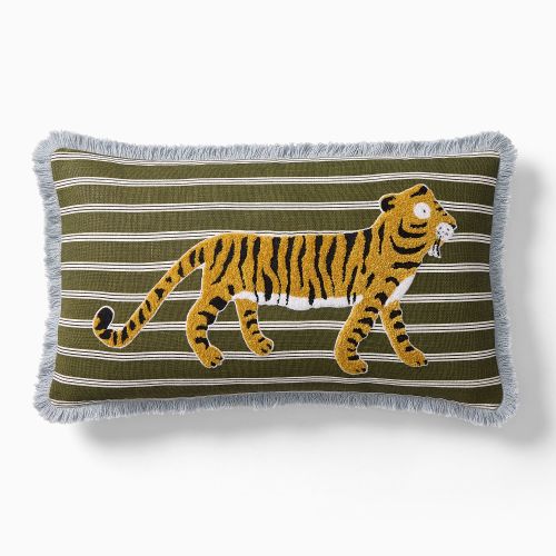 Animal Striped Pillow