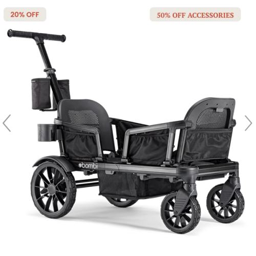 Folding Stroller Wagon | Bombi Gear
