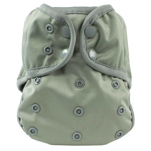 OsoCozy One Size Cloth Diaper Covers - Adjustable Snap Fit & Double Leg Gussets for Baby Boys & Girls from 8-35 Pounds. Use with Prefold, Flat or Fitted Cloth Diapers or Snap-in Inserts.