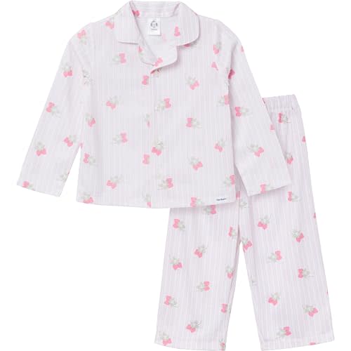 Gerber Unisex Baby Toddler Boy and Girl 2-piece Coat Style Pajama Pant Set
