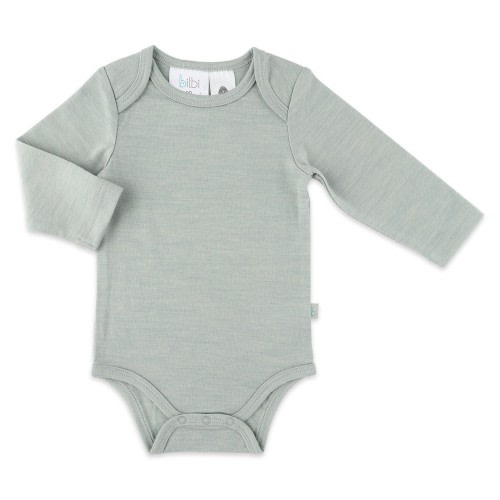 Bilbi Bodysuit Long Sleeve Merino Sage