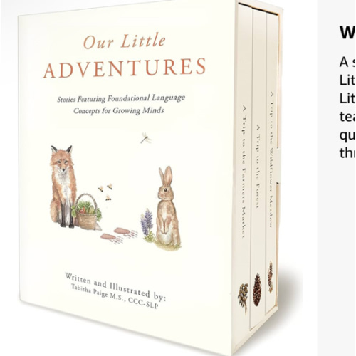 Our Little Adventures: Stories Featuring Foundational Language Concepts for Growing Minds (Tabitha Paige Children's Book Series)