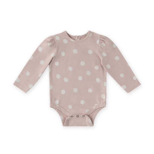 Essentials Puff Sleeve One-Piece - Pretty In Polka