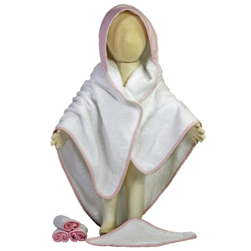 3 Stories Trading Company 3 Stories Trading Co Hooded Baby Towel with WashCloth Bundle | Wayfair