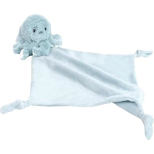 MON AMI Oda The Octopus Plush Lovey for Babies | 13.5-Inch Knotted Security Blanket for Newborns | Soft & Cuddly Baby Lovey