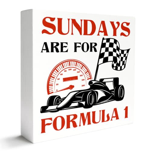Racing Gifts for Women Men, Racing Race Car Decor for Home Room Man Cave, Race Racing Decorations for Room, Car Lover Gifts for Racing Lover Men Women, Sunday Are