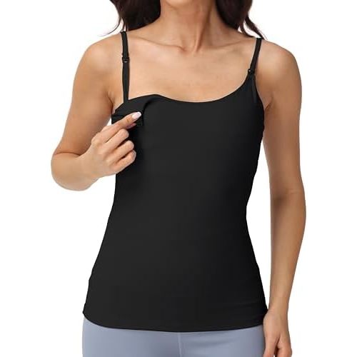 V VOCNI Nursing Tank Tops for Breastfeeding with Adjustable Straps