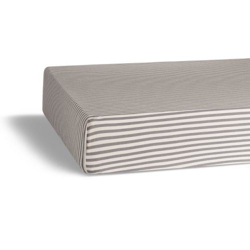 Parker Baby Co. Crib Sheets - Pewter Stripes
