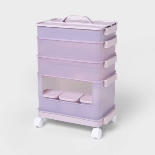 7pc Click in Place Tower Starter Kit Lavender- Brightroom™