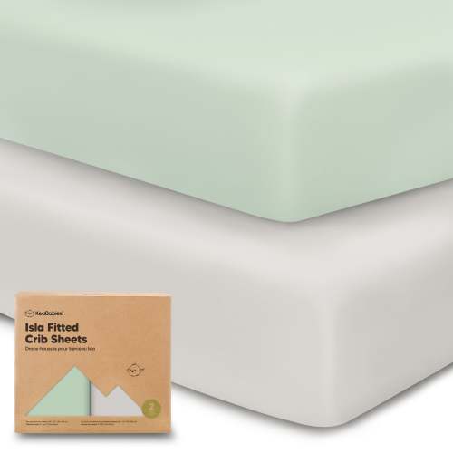 Isla Fitted Crib Sheets (Sage)