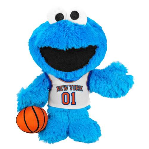 Uncanny Brands Knicks Sesame Street Cookie Monster 8" Kuricha Sitting Plush