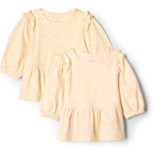Amazon Essentials x Sofia Grainge Toddler and Baby Girls' 3/4 Sleeve Knit Top