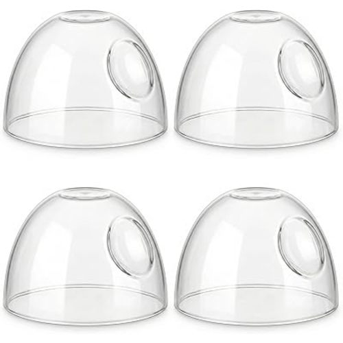 Replacement Lids Compatible with Philips Avent Natural Baby Bottles, Extra Secure Leak-Proof Caps for Travel, BPA-Free, High-Toughness Protective Covers for Glass & Plastic Bottles, 4-Pack