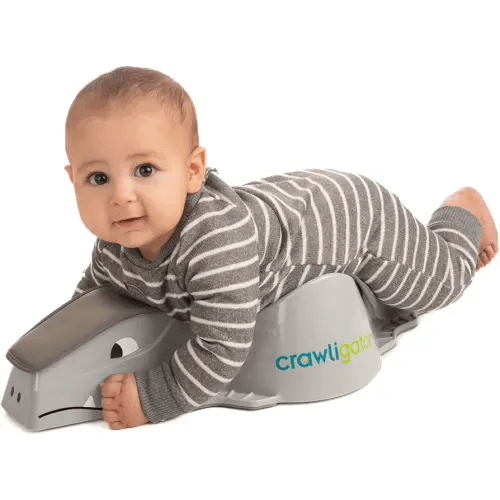 Tummy Time Toy I Provides Mobility for Infants 4-12 Months I Early Childhood Dev (Slate)