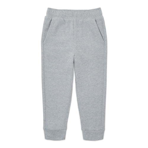Garanimals Toddler Boys Holiday Solid Micro Thermal Joggers, Sizes 18M-5T