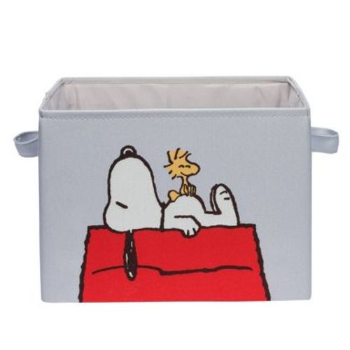 Lambs & Ivy Snoopy Foldable/Collapsible Storage Bin/Basket Organizer with Handles