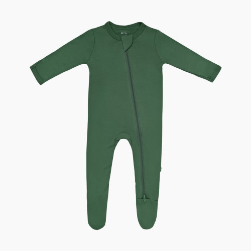 Kyte Baby Zipper Footie - Hunter, 3-6 M