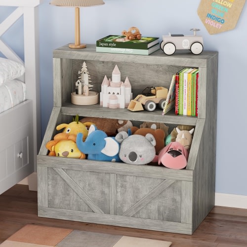 GARVEE Kids Bookshelf and Toy Storage - Perfect for Playrooms