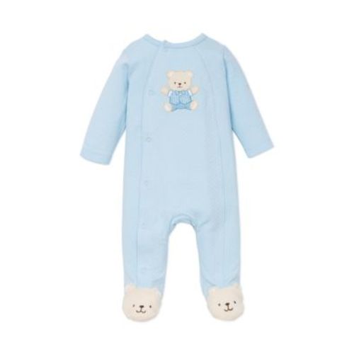 Baby Boys Cute Bear Footie Pajamas