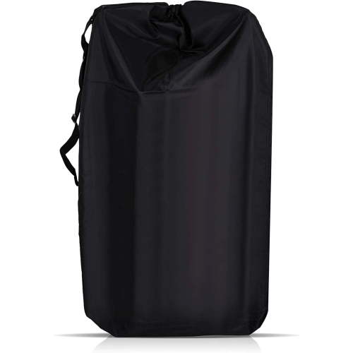 Naler Waterproof Universal Stroller Bag, Car Seat Travel Bag, 600D Oxford Fabric, Black, 117x53x33cm