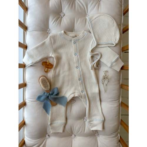 Sky Stitch Waffle Thermals