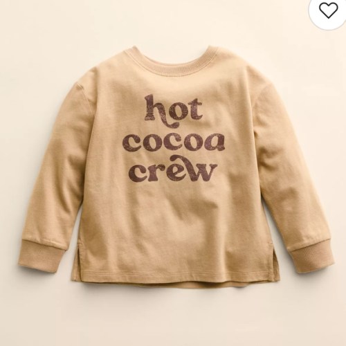 Lauren Conrad Graphic Tee - Hot Cocoa Crew - 3Mo