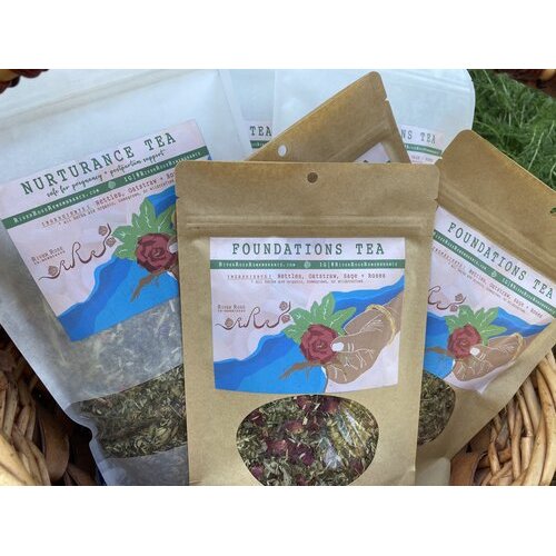 Nurturance Tea {suitable for pregnancy + postpartum} | RIVER ROSEancestral + plantcestral re-membrance