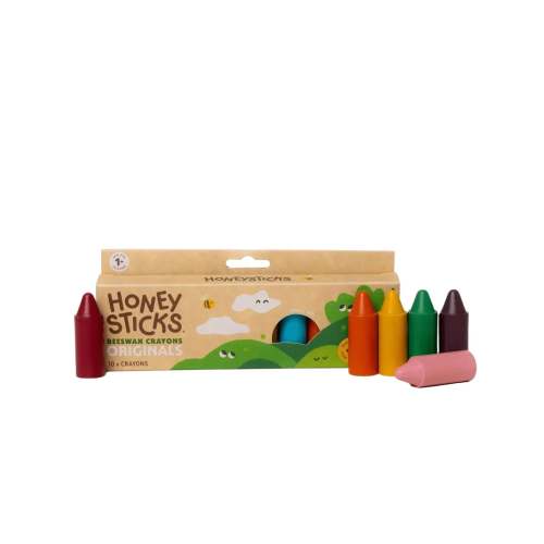 Natural Beeswax Crayons - Set of 10