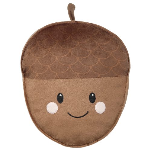 SKOGSDUVA Cushion with pocket - acorn shaped/brown 12 ½x14 ½ "