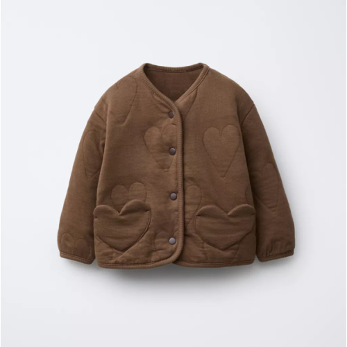 HEART PLUSH JACKET - Brown | ZARA United States
