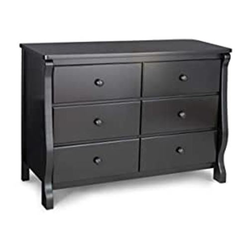 Amazon.com : Delta Children Universal 6 Drawer Dresser, Greenguard Gold Certified, Black : Nursery Dressers : Baby