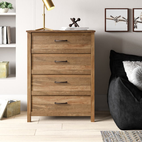 Laurel Foundry Modern Farmhouse® Mccaslin 4 Drawer Chest & Reviews | Wayfair
