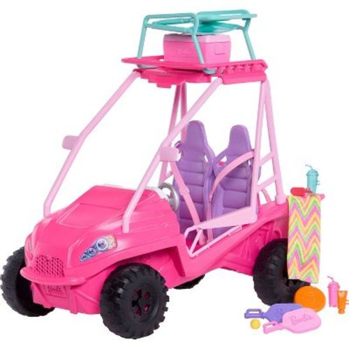 Barbie Mysteries: Beach Detectives Ultimate Beach Buggy Vehicle Playset with 10+ Accessories