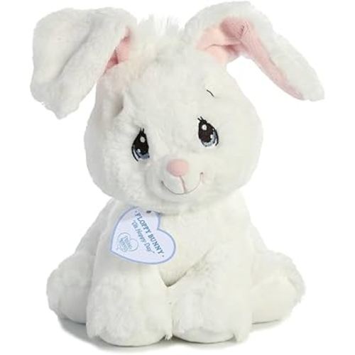 Aurora - Precious Moments - 8.5" Floppy Bunny White - Small