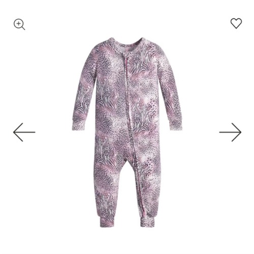 SKIMS SLEEP BABY ONESIE | MARBLE HEART BANNER | SKIMS