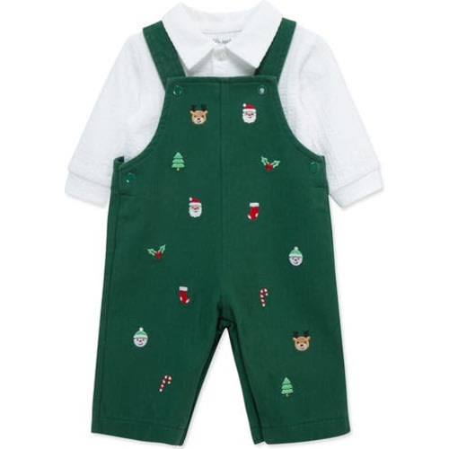 Merry Top & Overalls Set