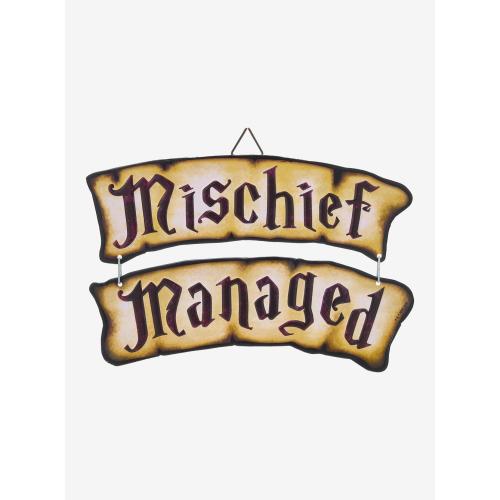 Harry Potter Mischief Managed Hanging Wall Art