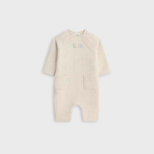 Kith Baby Quilted Coverall - Sandy Heather