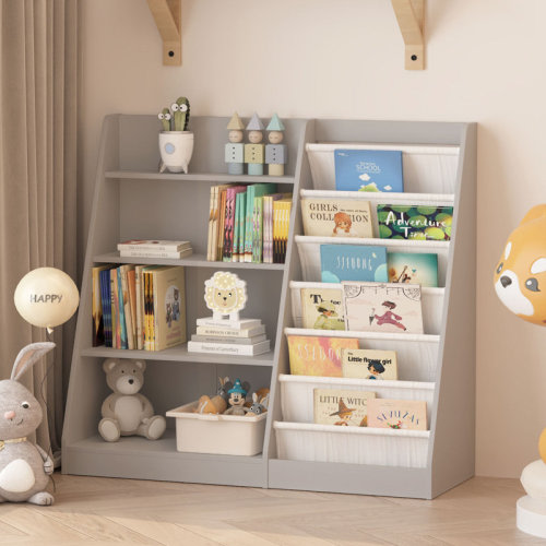 Latitude Run® Maggiorina Kids Standard Bookcase, Storage Book Rack, Organizer Cabinet, Book Display & Reviews | Wayfair