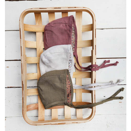 Jessica Wildflower Reversible Bonnet – Olive and Cradle
