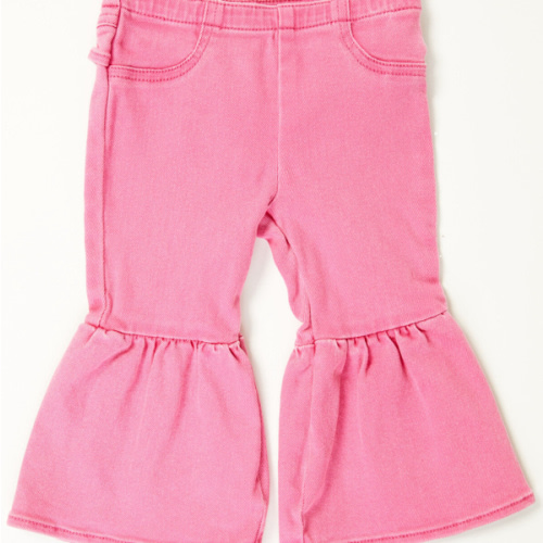 Wrangler Infant Girls' Ruffle Flare Pants